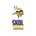 thumbnail image 1 of Minnesota Vikings Double Up Die Cut Vinyl Stickers, 1 of 1