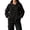 Black, variant on Hoodies for Women Casual Long Sleeve Hooded Kangaroo Pocket Sweatshirts Stretchy Hoodies Casual Winter Sweatshirts,Red (L)