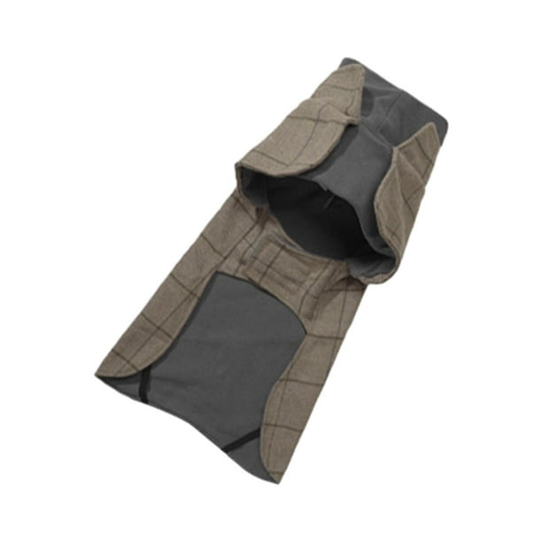 Abrigo elegante para perros, chaquetas cálidas para perros medianos y grandes con orificio para arnés, invierno SG Yuyangstore abrigo de invierno para perros