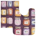 thumbnail image 7 of Yayeee Bath Rugs for Bathroom Floor Set of 2 Non Slip Fluffy Soft Absorbent Mat, Purple Jam, 7 of 7