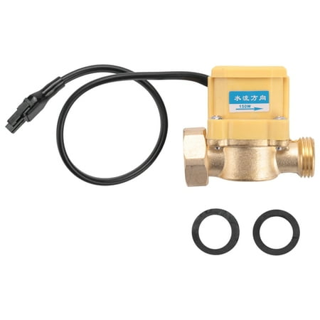

Male 3/4 inch to 1/2 inch Thread Connector Circulation Pump Automatic Water Flow Sensor Switch 150W