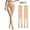 6NUD, variant on Opaque Tights for Women Tummy Light Compression Tights Control Top Pantyhose