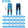 thumbnail image 4 of Lavenicole Boys Snow Pants Kids Fleece Lined Thermal Winter Hiking Pants Waterproof Softshell Elastic Waist Outdoor Cold Weather, 4 of 8