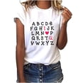 thumbnail image 1 of DPTALR T-Shirts Col Rond pour Femmes Blouses Confortables Amples Hauts de la Saint-Valentin, 1 of 9