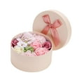 thumbnail image 4 of Caja de flores de rosa de jabón, flores de jabón románticas con aroma floral para aniversario, 4 of 9