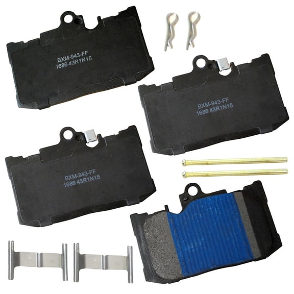 Disc Brake Pad Set Fits select: 2017-2019 LEXUS RC, 2017-2019 LEXUS GS 350 BASE/350 F-SPORT
