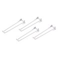 thumbnail image 1 of Unique Bargains Folding Table Legs, 4 Pack 32cm(12.6') Metal Foldable Coffee Table Legs, White, 1 of 6
