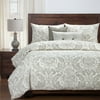 SIScovers Parlour Drift Luxury Linen-blend Duvet and Comforter Set