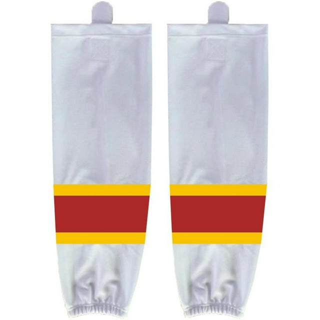 Unisex White Series Team Color Ice Hockey Socks For Youth To Adult