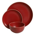 thumbnail image 5 of Gibson Home Remi 12pc Dinnerware Set - Red, 5 of 6