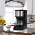 thumbnail image 4 of 5 Cup Coffee Maker, Drip Coffee Machine with Glass Carafe, Reusable Filter - YD011, 4 of 5