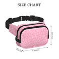 thumbnail image 4 of Balery Breast Cancer Awareness Mochila Cinturón para Mujeres y Hombres, Bolsa de Cintura Impermeable de Doble Capa con Correa, 4 of 9