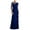 Blue, variant on Feancey Women's Formal Wedding Guest Dresses Elegant Lace Half Sleeve Crewneck Maxi Dress Trendy Ruffle Long Gowns Dresses Weekly Sales