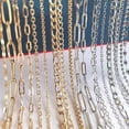 thumbnail image 2 of 2-Meter No Fade Stainless Steel Chains for Jewelry Making, 2 of 42