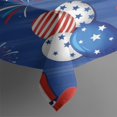 thumbnail image 3 of Blue Star Rectangle Tablecloth 60x84 Inch, Water Resistant Vinyl Washable Seasonal Table Cover for Independence Day Holiday Party Picnic Dinner Decor, 3 of 5