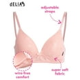 thumbnail image 7 of dELiA*s Girls' Training Bra - 3 Pack A-Cup Molded Wire-Free Microfiber Lace Bralette (32A-36A), 7 of 7