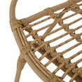 thumbnail image 3 of GDF Studio Barrister Outdoor Wicker Accent Chairs, Set of 2, Light Brown, 3 of 7