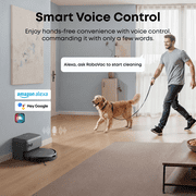eufy C10 Robot Vacuum Self Emptying, 8 Weeks Hands Free, Advanced Smart Mapping with LiDAR Navigation, Edge Expansion Brush for Pet Hair, Carpet Detection