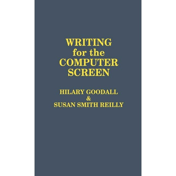 Writing for the Computer Screen, (Hardcover)