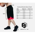 thumbnail image 7 of Men's Premium Moisture Wicking Active Athletic Performance Shorts with Pockets - 5 Pack, 7 of 7