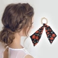 thumbnail image 2 of Unique Bargains Elegant Flower Pearl Ribbon Hair Elastic Band Multicolor 4 Pcs, 2 of 7