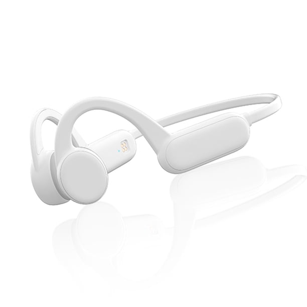 Auricular hueso conducción ipx8 a prueba de agua a prueba de sudor a prueba de sudor dinámico manos libres auriculares audio reproductor de audio para computadora blanca Monstrate EL005737-02B