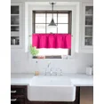 thumbnail image 5 of Rs9 1-Piece Hot Pink Swag Straight Insulated Foam Lined Blackout Rod Pocket Window Valance 38"Wx 18"L, 5 of 5