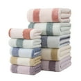 thumbnail image 3 of Nvzi Toallas de spa para el cuerpo - 6 toallas verdes de spa, 35*75 cm, suave forro polar coral, juego de toallas para baño, toallas y paños absorbentes para spa, uso diario en el baño del hogar., 3 of 5