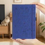 PEONAVET Paper Notebook Student Softcover Notebook Cute Cartoons A5 Stamped Book Exquisite Diary Tape Business Notepad