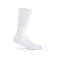 thumbnail image 4 of Fruit of the Loom Men's All Day Comfort Crew Socks, Sizes 6-12, White (6-Pack), 4 of 12