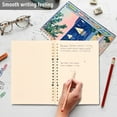 thumbnail image 4 of FORMRS 1-Subject Spiral Notebook 8" x 5" College Ruled 60 Refillable Sheet A5 Hard Cover, 2 Pack, Colorful Seaside, 4 of 7