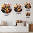 thumbnail image 5 of Designart "Music Vibrant flow Bold" Music Oversized Wall Clock, 5 of 5