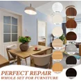 thumbnail image 5 of Wood Filler Stain Stick, Touch Repair Markers and Wax Sticks, Wooden Furniture Scratch Repair Kit for Scratches, Stains, Wood Floor, Laminate, Cabinet Wood Putty 0.7 oz DEWEL, 5 of 11