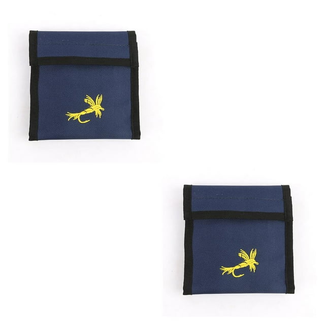 QualitChoice Sac de Ligne de Pêche Poches Zip-lock Organisateur de Portefeuille Résistant à l'Usure Grande Capacité 2Set