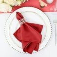 thumbnail image 6 of BalsaCircle 100 Pieces 17" Red Polyester Luncheon Napkins Wedding, 6 of 8
