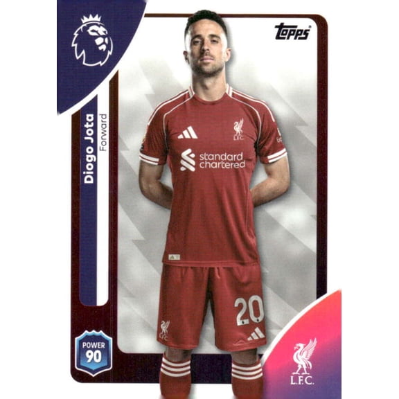 2025-26 TOPPS PREMIER LEAGUE #176 DIOGO JOTA LIVERPOOL FC