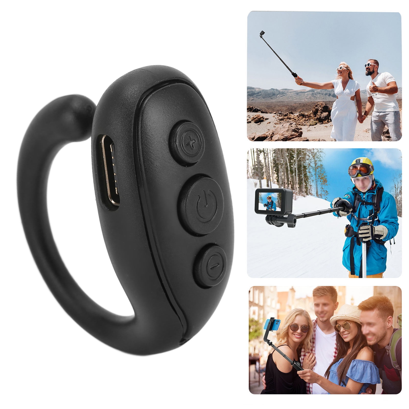 Bague Télécommande Bluetooth Avec Pavé Tactile | Anneau De Défilement Pour Smartphone/Tablette - Prise Photos à Distance