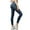 Blue, variant on KHONTS Thick High Waist Yoga Pants with Pockets Tummy Control Workout Running Yoga Leggings for Women Sky Blue XL