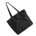 thumbnail image 4 of La bolsa de asas del ordenador portátil, funcionamiento suave del bolso de hombro de la bolsa de asas de la lona del color sólido del bolso de la lona, 4 of 8