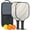 Black-3, variant on Pickleball Paddles Set Of 2, Fiberglass Surface, Turquoise Marble Pattern, 4 Balls & Bag
