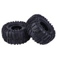 thumbnail image 1 of Cubo de rueda RC 2 uds Neumático de goma negro RC Crawler Hub aleación para coche RC escala 1/10 ANGGREK Otros, 1 of 8