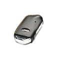 thumbnail image 3 of Vitodeco Genuine Leather Smart Key Fob Case Cover Compatible with Kia Stinger (2019-2023 Models) - 4-Button, Black, 3 of 5