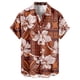 thumbnail image 4 of Hawaiian Shirt For Men, Men's Vintage Button Down Bowling Shirts Short Sleeve Summer Beach ShirtXL, 4 of 5