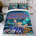 thumbnail image 4 of Inspector Gadget Conjunto de sábanas temático, trío de piezas, cómodo y amigable con la piel, diseño único, regalo de decoración para el hogar para familiares, amigos y fans,140cm *210cm, 4 of 6