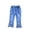 Blue2, variant on Krdevn Girls Denim Bottom Pants Flared Trousers for Teenage Kids Stretch Bootcut Jeans Comfortable Daily Wear Outfit,4-5 Years