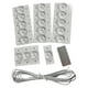 thumbnail image 1 of de lámpara SMD de 3V, tira de retroiluminación LED para TV, piezas de repuesto con filtro de lente óptica, piezas de sustrato de aluminio, 20 piezas con línea Macarena Cuentas de lámpara SMD, 1 of 5