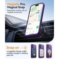 thumbnail image 4 of Magnetic Case for iPhone 16 Pro Max with Full Camera Protection [Compatible with Magsafe] [Translucent Matte] Protective Phone Case, Hot Pink, 4 of 5