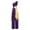 Purple, variant on Lyrical Dance Outfits for Women Praise Worship One Shoulder Irregular Dress Tops with Pants White S