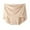 Beige, variant on Women High Waist Seamless Panties Feel Breathable Underwear Soft Comfortable Stretchable Full Coverage Briefs Everyday Wear