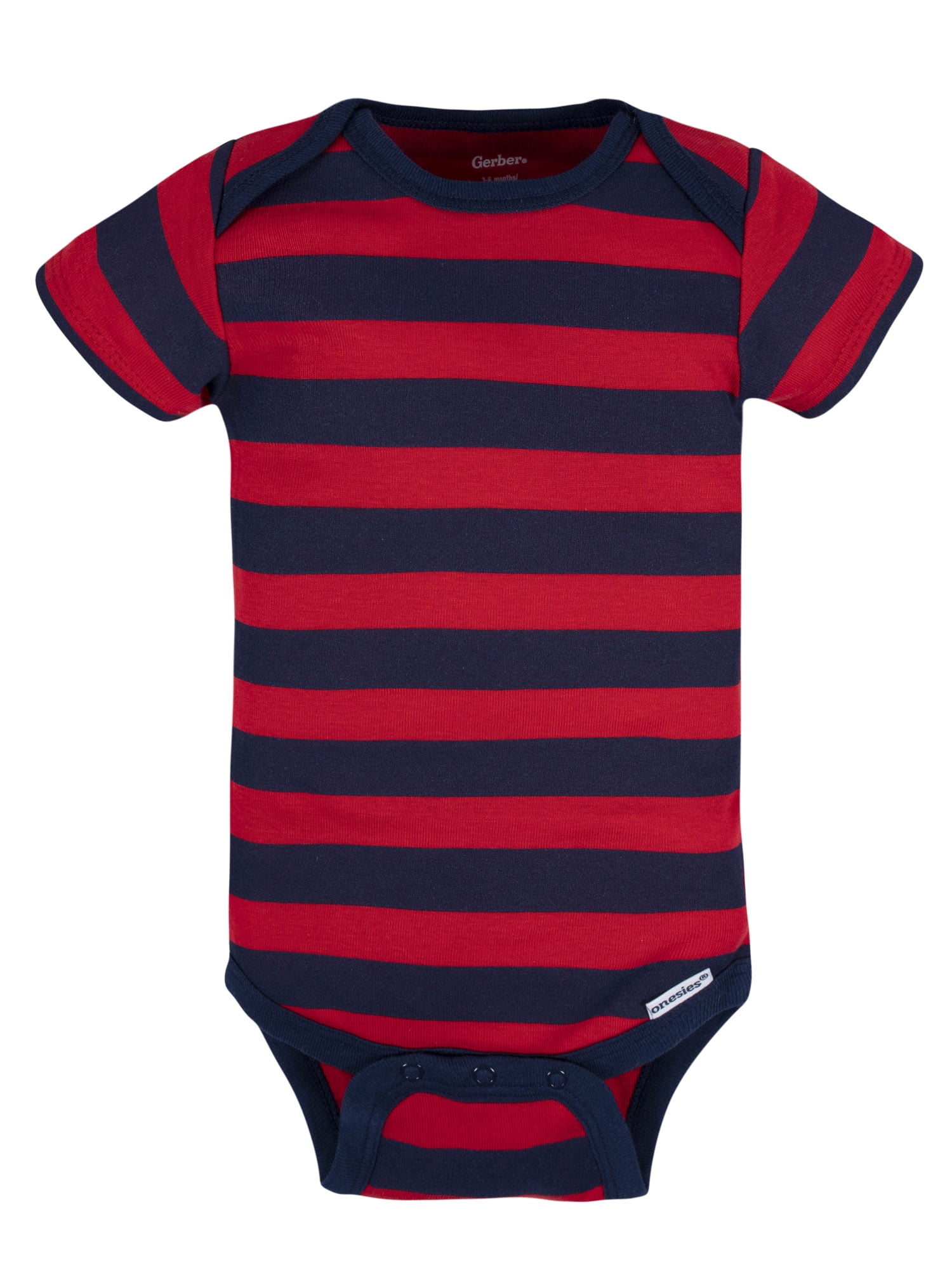 Gerber Baby Boy Short Sleeves Onesies Bodysuits, 8-Pack, Sizes Newborn-12M